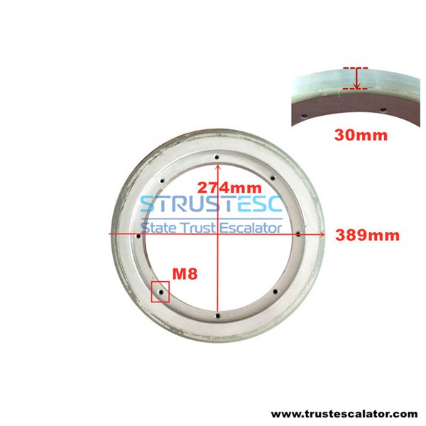 GAA265AP Escalator Friction Wheel 389x35x274mm Use for Otis 506CNE