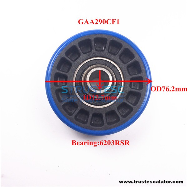 GAA290CF GAA207K Escalator Step Chain Roller 76.2x22 Use for Otis