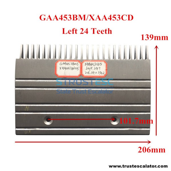 GAA453BM5 XAA453BM5 XAA453CD5 Escalator Comb Use for Otis 506SL & 506NCE 
