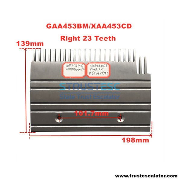 GAA453BM7 XAA453BM7 XAA453CD7 Escalator Comb Use for Otis 506SL & 506NCE