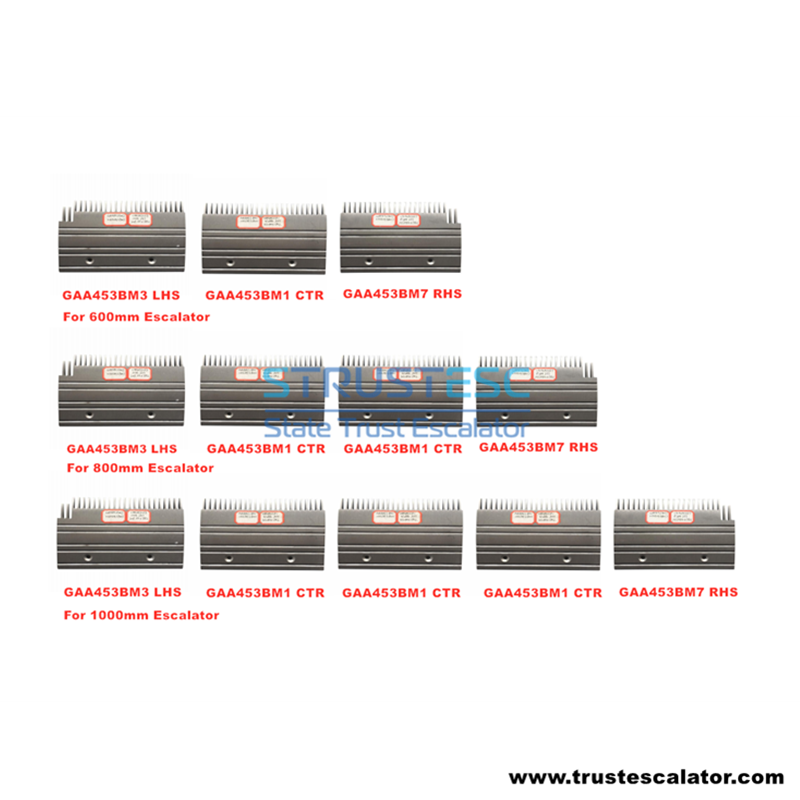 GAA453BM7 XAA453BM7 XAA453CD7 Escalator Comb Use for Otis 506SL & 506NCE