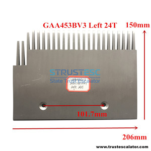 GAA453BV3 Escalator Comb Plate  24 Teeth LHS Use for Otis 