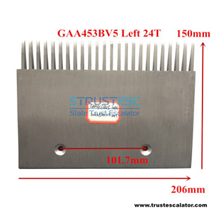 GAA453BV5 Escalator Comb Plate 24 Teeth LHS Use for Otis 
