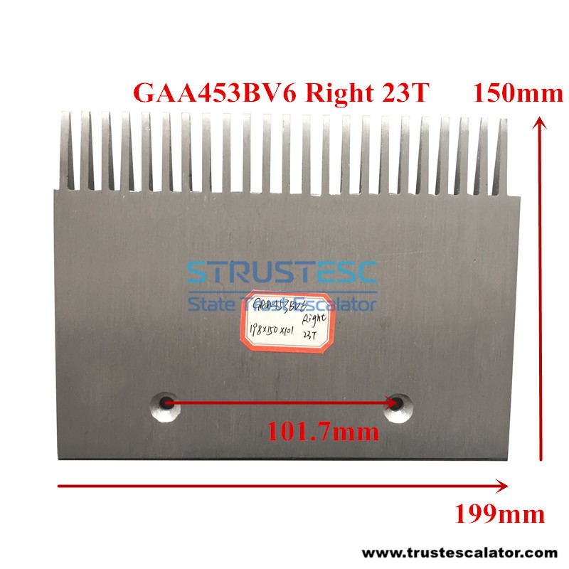 GAA453BV6 Escalator Comb 23 Teeth RHS Use for Otis 