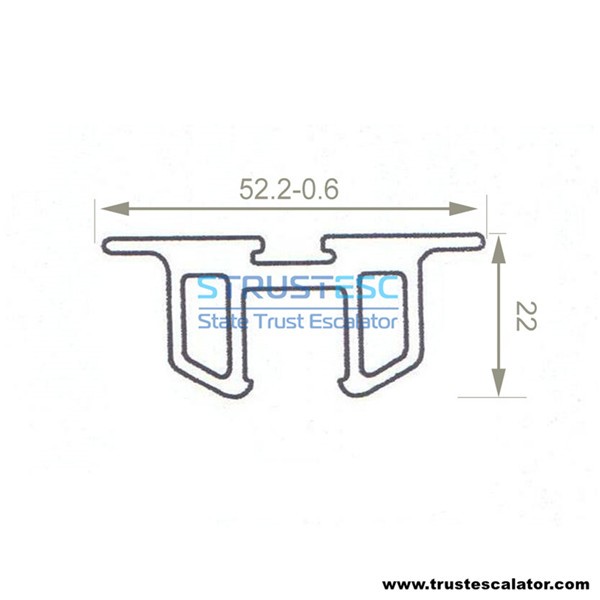 GAA50AHE GAA50APM Escalator Handrail Guide Rail Escalator Track Use for Otis 506NCE