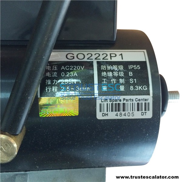 GSD100 GO222P1 16VEC Escalator Brake 255N AC220V use for Otis 