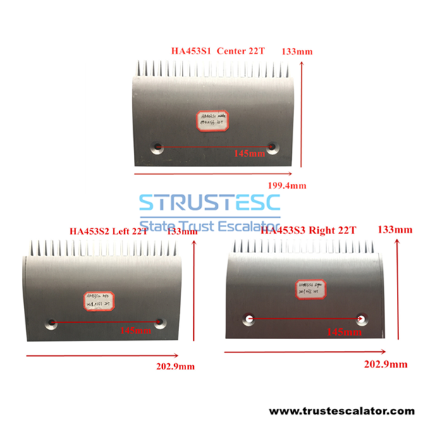 HA453S1 HA453S2 HA453S3 Escalator Comb Use for Otis Hyundai Escalator