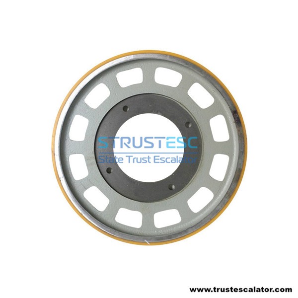 Handrail Friction Wheel Use for Fujitec Escalator OD440mm W36mm ID250mm