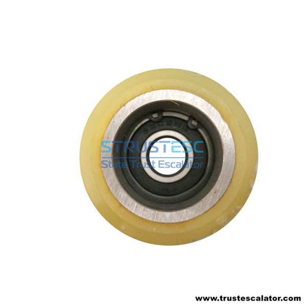 Handrail Support Roller Use for Mitsubishi Escalator OD60mm W55mm Bearing 6202RS