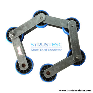 Heavy Duty Step Chain P136.8mm TC-8R C-12R C-16R Use for Hitachi Roller 76.2*22 