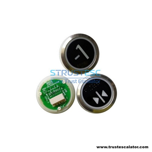 KDS50 KDS300 Elevator round button black
