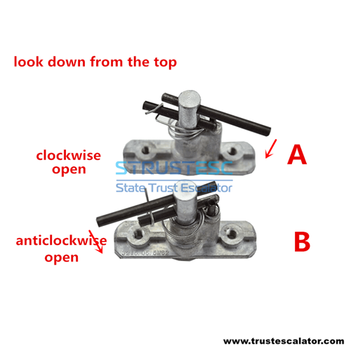 KM2L1M035M26 3215.05.5M62 Elevator triangle lock 