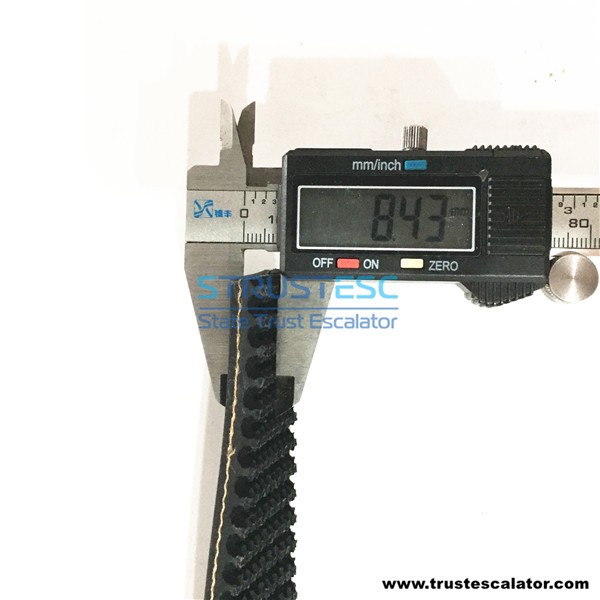 KM3670375 STRIP, 33.3X8X2500MM RUBBER 2720414 Use for Kone RT-HD Escalator