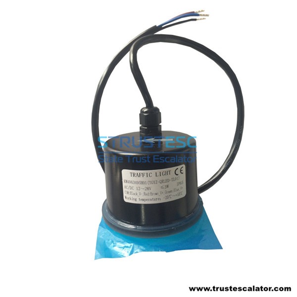 KM4063495H01(TGYZ-QR LED-TL01) TRAFFIC LIGHT, D60MM W=52MM 12-28VAC DC Use for Kone  