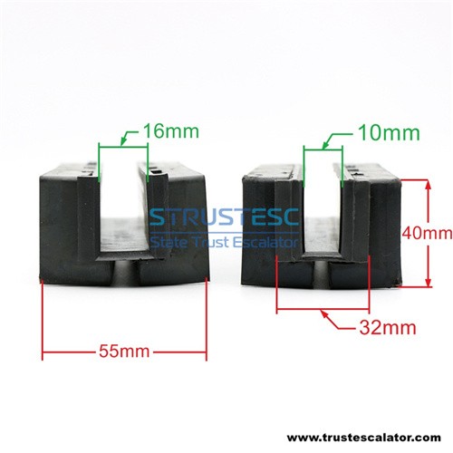 KM51000154V000 KM51216845V000 Elevator guide shoe L130mm