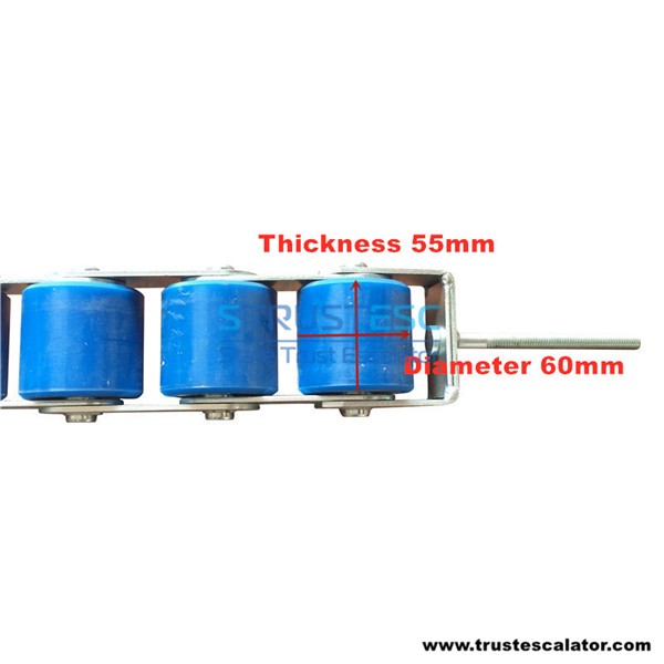 KM5130070G02 HANDRAIL PRESSURE DEVICE 8 Rollers Use for Kone TRAVELMASTER 115  