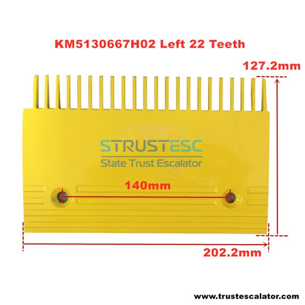 KM5130667H02 COMB A,GD-ALSI12 YELLOW POWDER COATED Use for Kone TransitMaster R1.0 