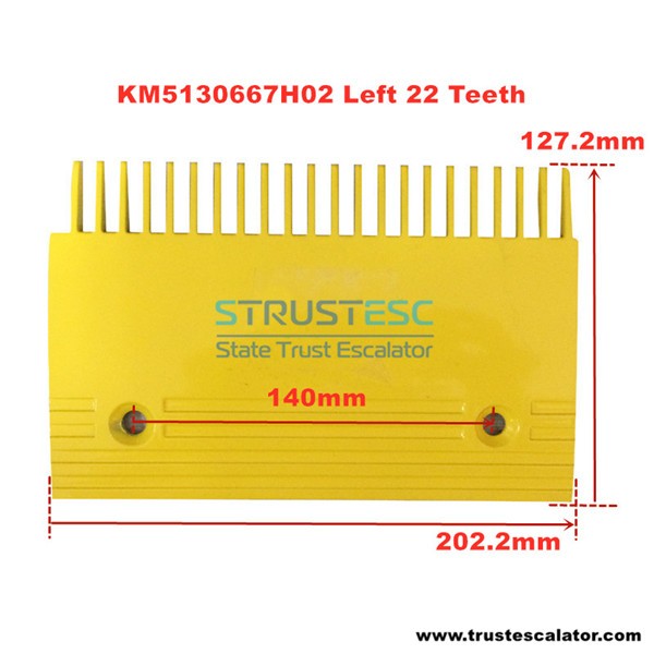 KM5130667H02 COMB A,GD-ALSI12 YELLOW POWDER COATED Use for Kone TransitMaster R1.0