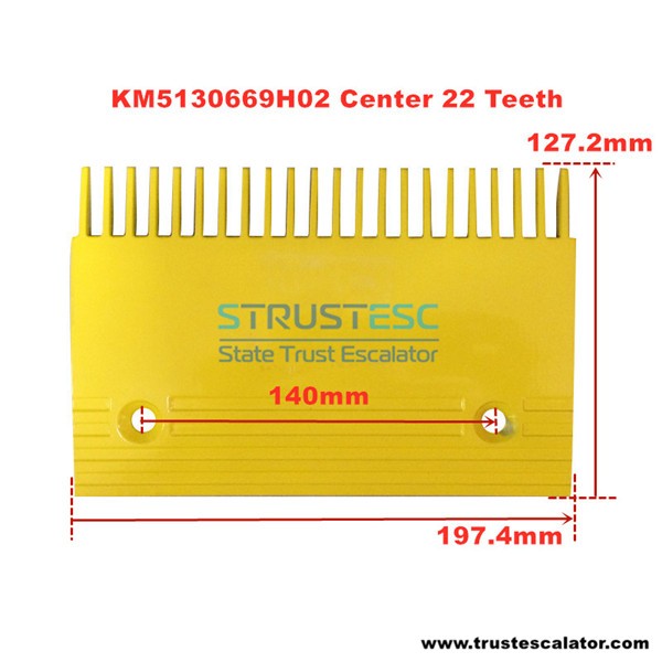 KM5130669H02 COMB C,GD-ALSI12 YELLOW POWDER COATED Use for Kone TransitMaster R1.0 