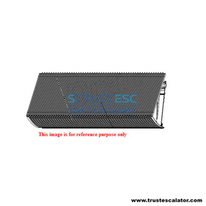KM5270802G04/G1/G13 SILVER STEP L1000mm WO DEMARC,WO GRINDING Use for Kone 