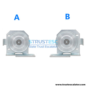 KM601091G01 KM601091G02 Lift Steel Wire Rope Roller W Bracket
