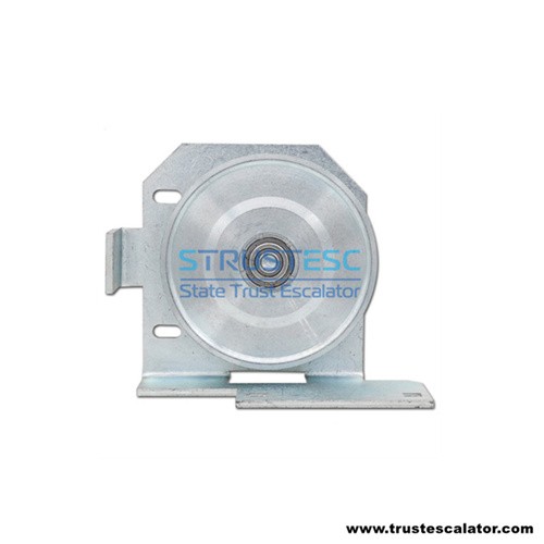 KM601091G01 KM601091G02 Lift Steel Wire Rope Roller W Bracket