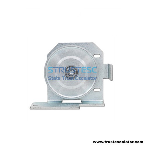 KM601091G01 KM601091G02 Lift Steel Wire Rope Roller W Bracket