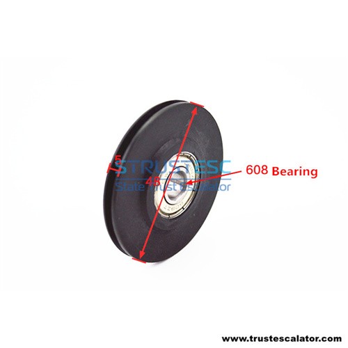 KM602677G01 DIVERTING CLOSING WEIGHT PULLEY D48MM OD48mm W5mm 608Z 