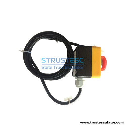 KM713865G01 Elevator pit stop switch with cable 2M