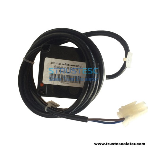 KM713865G01 Elevator pit stop switch with cable 2M
