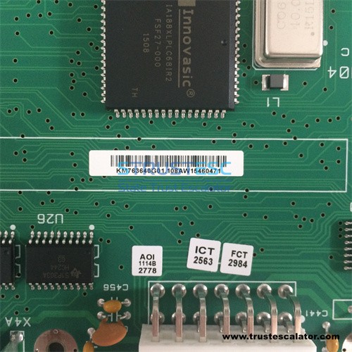 KM763640G01 LCECPUNC Elevator machine roomless board 
