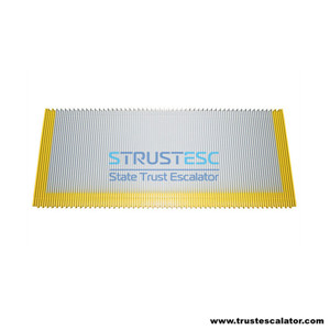 KM852059G02 STEP,L1000mm,SILVR,50MM YEL STRPE BCK-SIDES Use for Kone Escalator