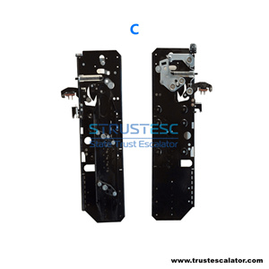 KM901875G15 Elevator Door Knife W Lock L670mm