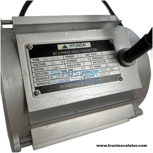 KMJ 200-6 Elevator Door Motor 0,2KW 0.4KW Use for Hyundai Elevator STVF7 STVF5 