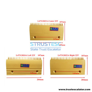 L47312022A L47312023A L47312024A Escalator Plastic Comb Use for XIZI OTIS