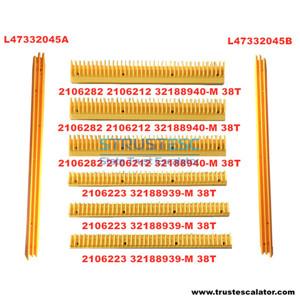 L47332045A/B 32188940-M(38T) 32188939-M(38T) Escalator Demarcation Use for XIZI-OTIS