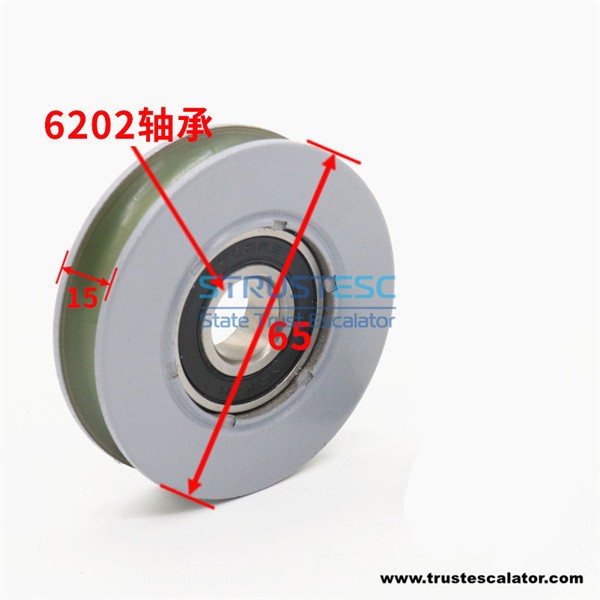 Lift Door Hanger Roller Use for Hitachi 65*15*6202 65x15x6202 OD65mm W15mm Bearing 6202