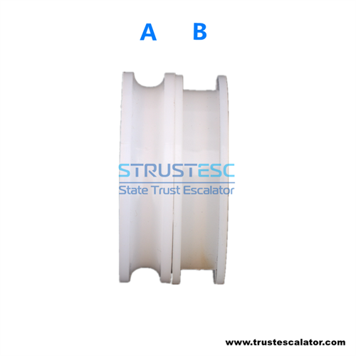 Lift door roller round groove OD70mm W17mm Bearing 6200