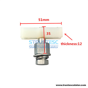 Lift door slider guide shoe use for Thyssen 