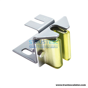 Lift guide shoe with bracket use for Mitsubishi