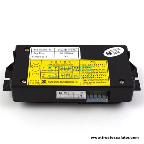 MJ-39X  DEA3012767A Elevator car intercom use for Sigma