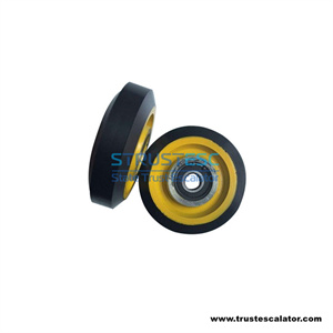 OD114mm W32/36mm Bearing 6203 Elevator guide shoe roller 