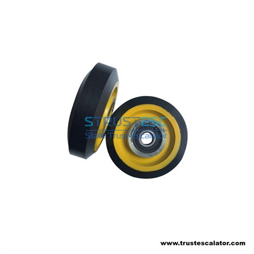OD114mm W32/36mm Bearing 6203 Elevator guide shoe roller 