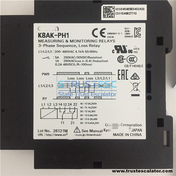Omron K8AK-PH1 Measuring & Monitoring Relays 