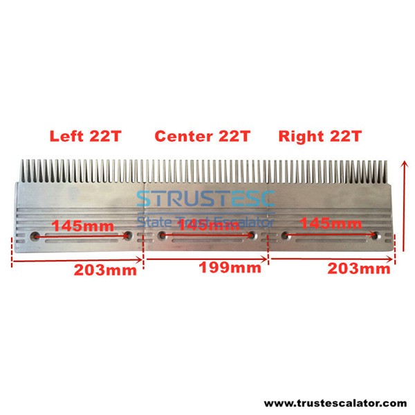 PX12161 PX12171 PX12172B Escalator Comb Use for SJEC Escalator