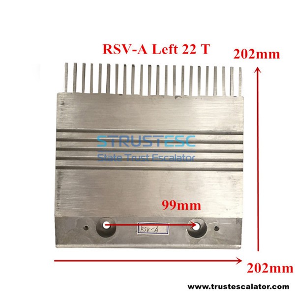 RSV-A DEE3658826 COMB SEGMENT Use for Kone ECO3000 Autowalk