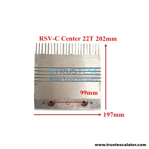 RSV-C DEE3658828 COMB SEGMENT Use for Kone ECO3000 Autowalk