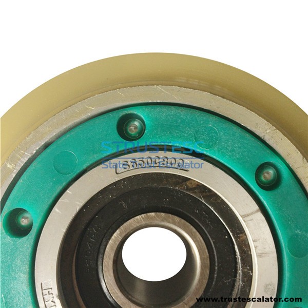 S650C800 Step Chain Roller Use for Hyundai Escalator OD108mm W31mm bearing 5204-2RS  