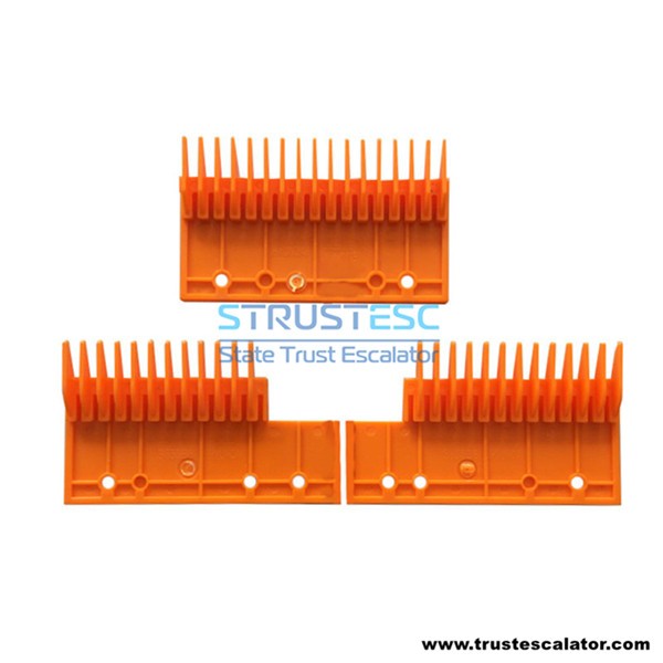 S655B6 S655B009H02 Plastic Comb Use for Hyundai Escalator Orange Color