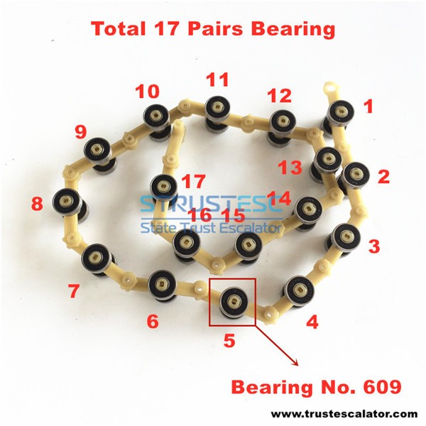 SCH409214 Handrail Newel Chain Use for for SJEC Escalator 9300